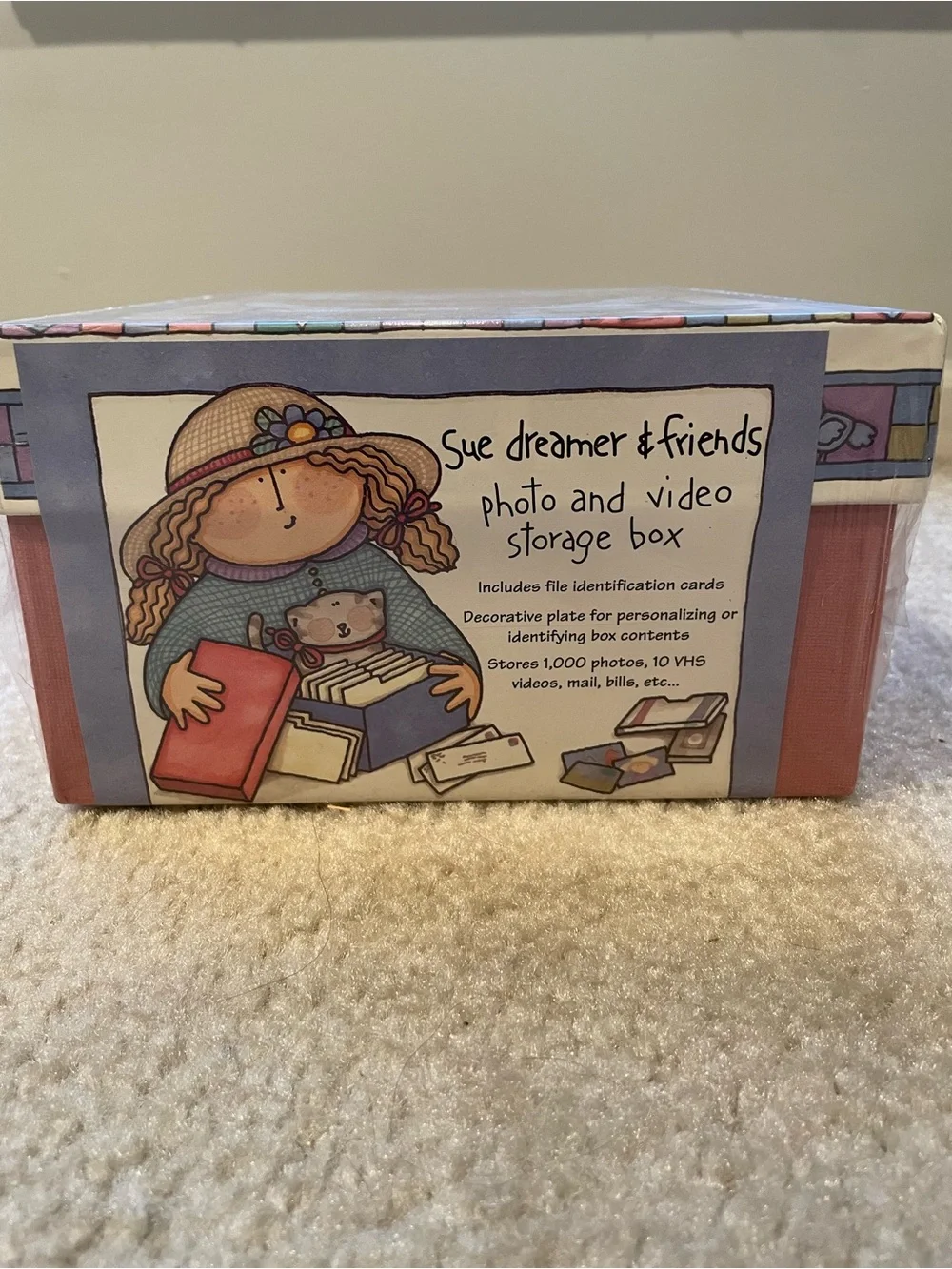 Vintage Sue Dreamer video and storage box